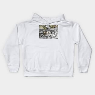 The early days of car racing Kids Hoodie